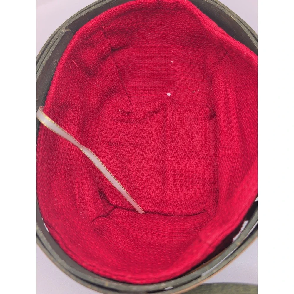 Longaberger 2011 Tree Trimming Little Holly Berry Basket Set Lid Protector & Tag